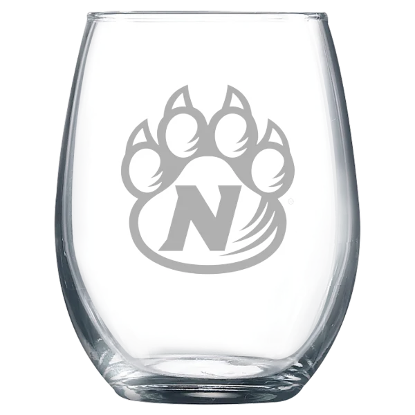 Northwest Missouri State University Polar Camel 9 oz. Stemless Wine Glass