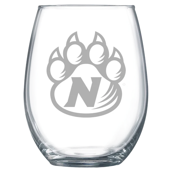 Northwest Missouri State University Polar Camel 15 oz. Stemless Wine Glass