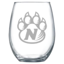 Northwest Missouri State University Polar Camel 15 oz. Stemless Wine Glass