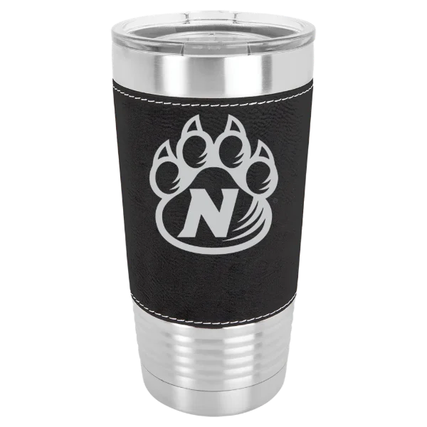 Northwest Missouri State University Polar Camel 20 oz. Leatherette Grip Tumbler with Standard Lid