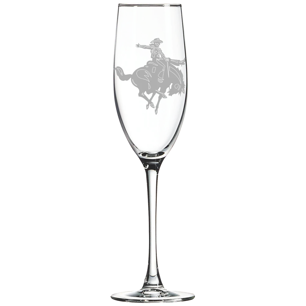Northwestern Oklahoma State University Polar Camel 8 oz. Champagne Flute