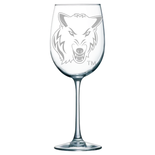 Northwood University Polar Camel 19 oz. Wine Glass