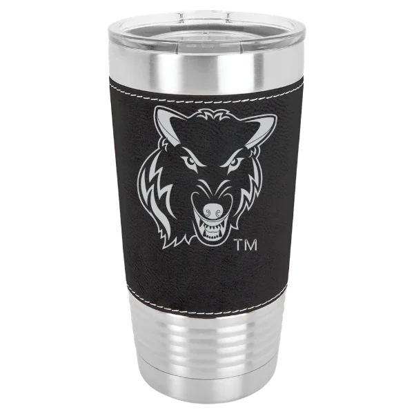 Northwood University Polar Camel 20 oz. Leatherette Grip Tumbler with Standard Lid
