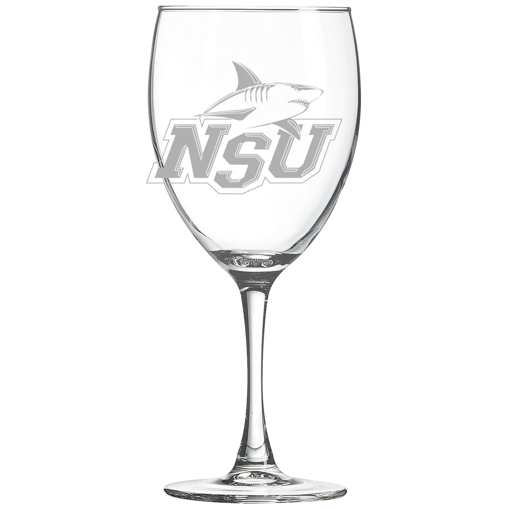 Nova Southeastern University Polar Camel 10 1/2 oz. Wine Glass