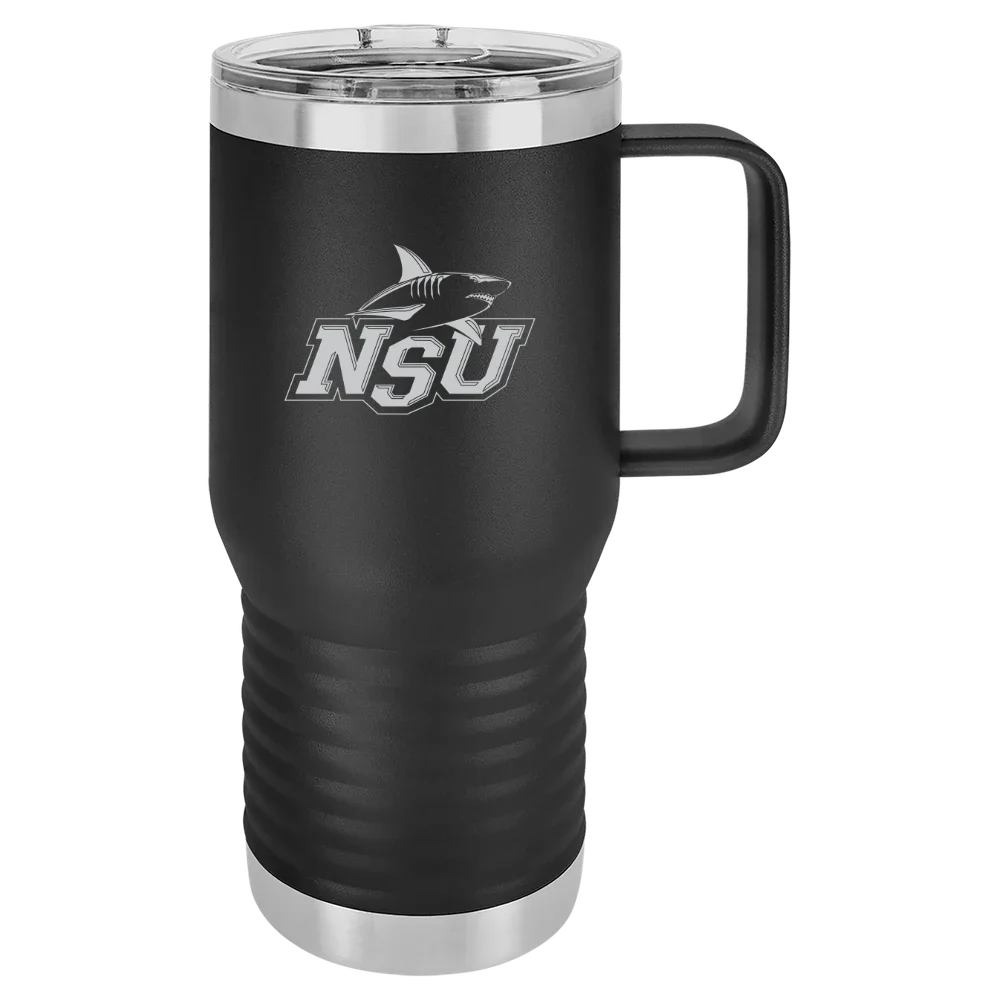 Nova Southeastern University Polar Camel 20 oz. Travel Mug with Slider Lid
