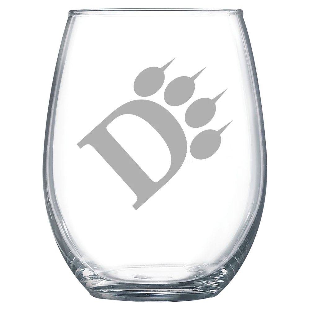 Ohio Dominican University Polar Camel 15 oz. Stemless Wine Glass