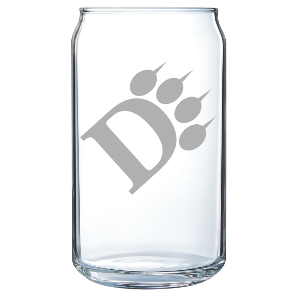 Ohio Dominican University Polar Camel 16 oz. Can Glass