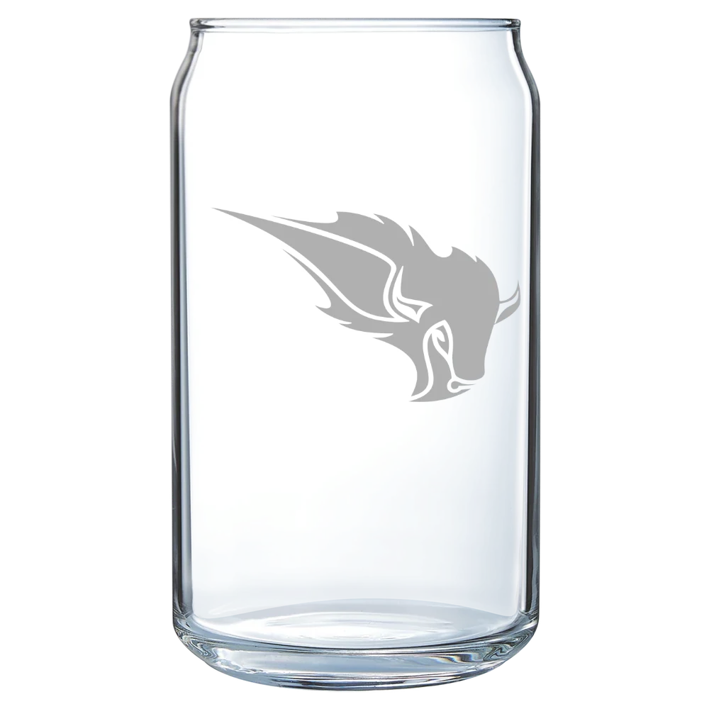 Oklahoma Baptist University Polar Camel 16 oz. Can Glass
