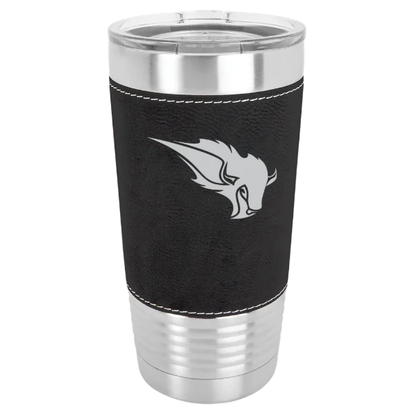 Oklahoma Baptist University Polar Camel 20 oz. Leatherette Grip Tumbler with Standard Lid