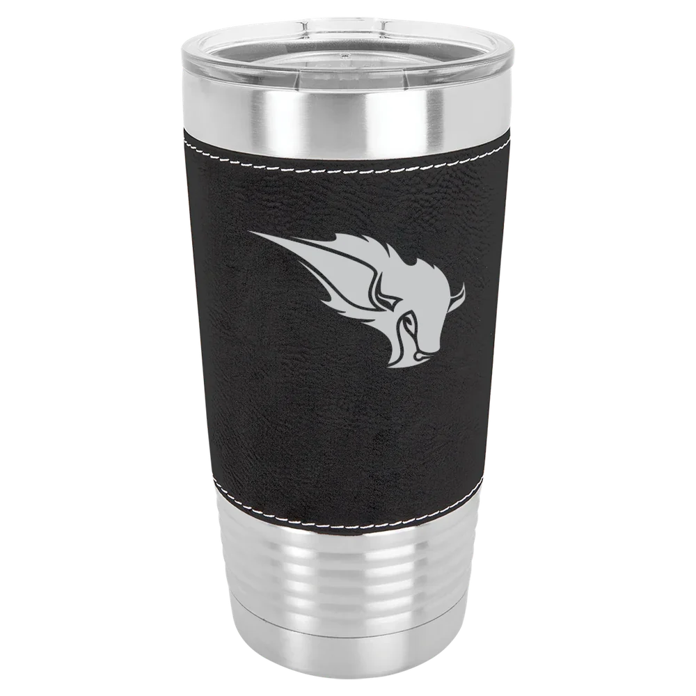 Oklahoma Baptist University Polar Camel 20 oz. Leatherette Grip Tumbler with Standard Lid