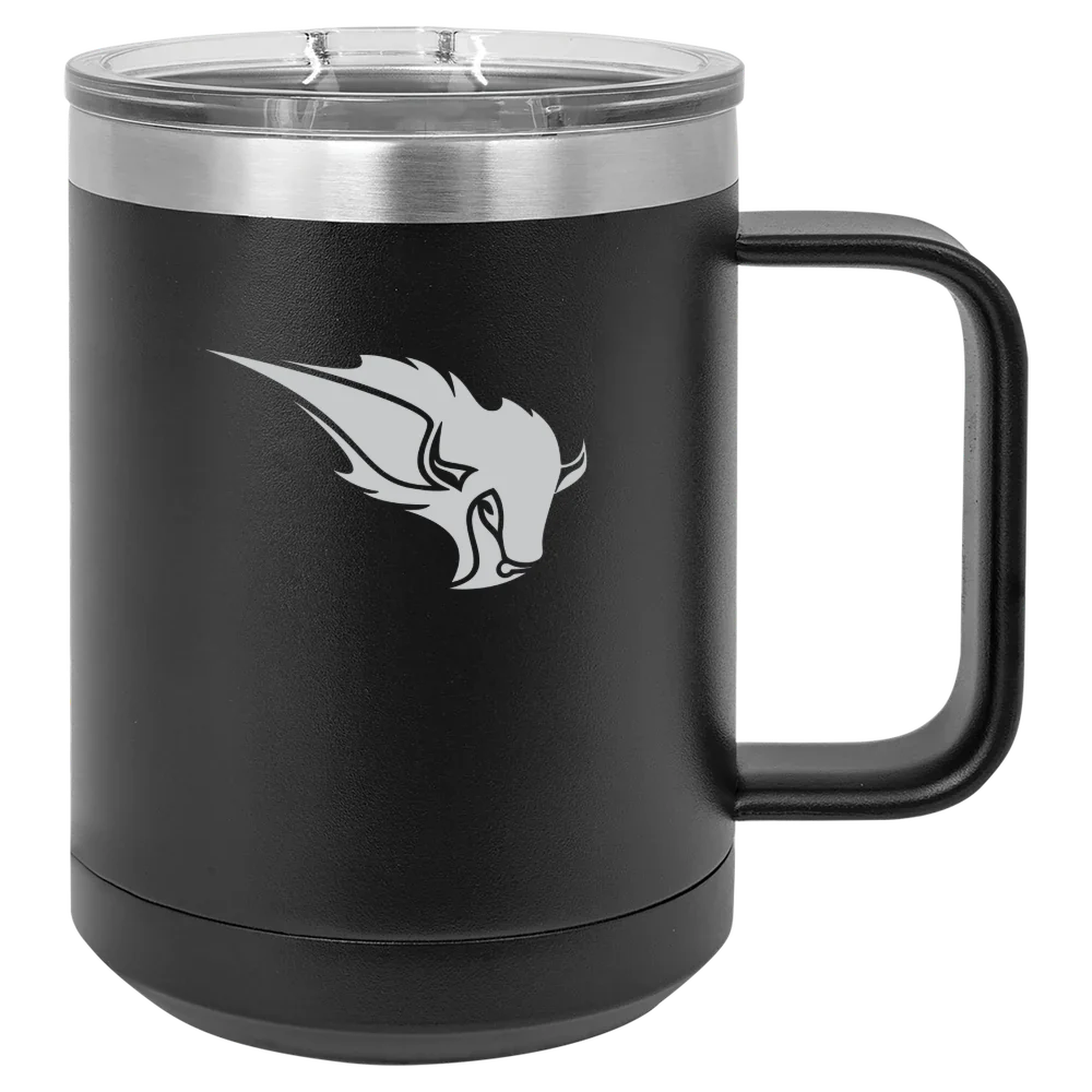 Oklahoma Baptist University Polar Camel 15 oz. Mug with Slider Lid