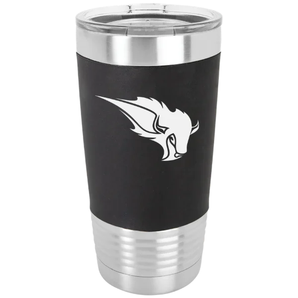 Oklahoma Baptist University Polar Camel 20 oz. Silicone Grip Tumbler with Standard Lid