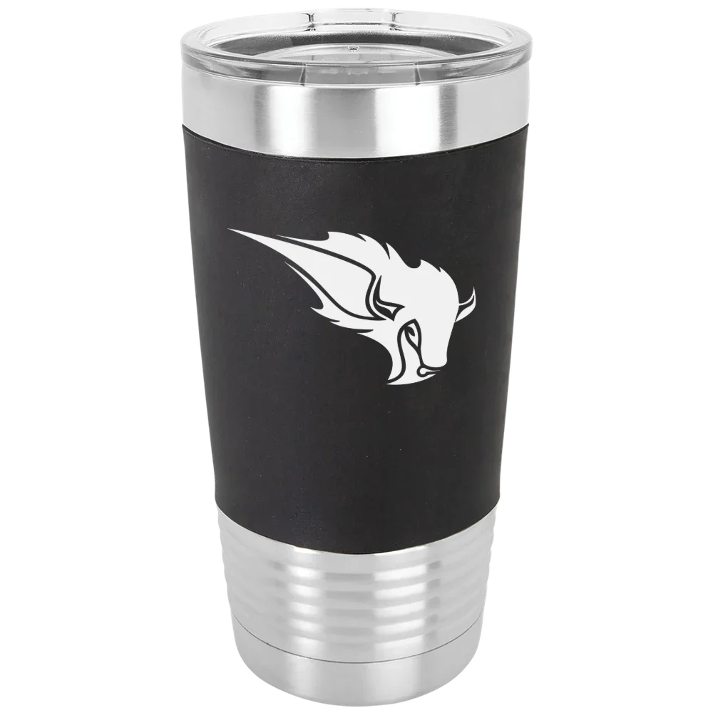 Oklahoma Baptist University Polar Camel 20 oz. Silicone Grip Tumbler with Standard Lid