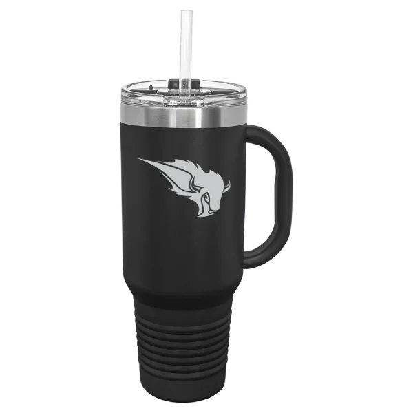 Oklahoma Baptist University Polar Camel 40 oz. Travel Mug with Snap Lid & Straw