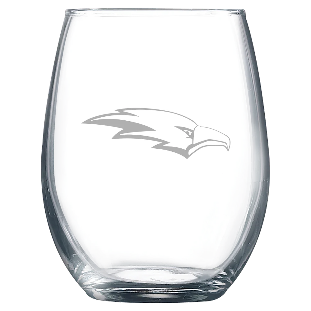 Oklahoma Christian University Polar Camel 9 oz. Stemless Wine Glass