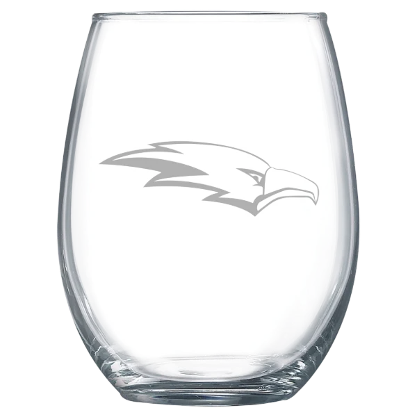 Oklahoma Christian University Polar Camel 15 oz. Stemless Wine Glass