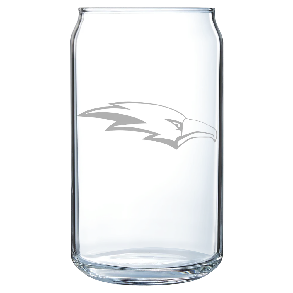 Oklahoma Christian University Polar Camel 16 oz. Can Glass