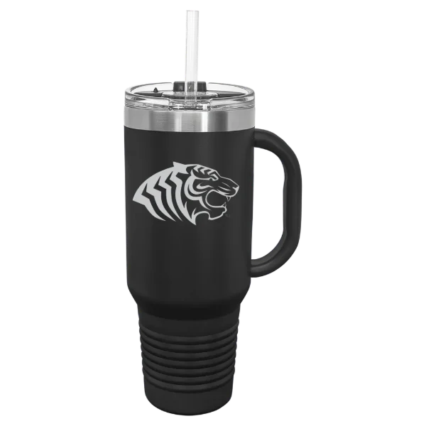 Ouachita Baptist University Polar Camel 40 oz. Travel Mug with Snap Lid & Straw
