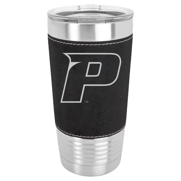 Pace University Polar Camel 20 oz. Leatherette Grip Tumbler with Standard Lid
