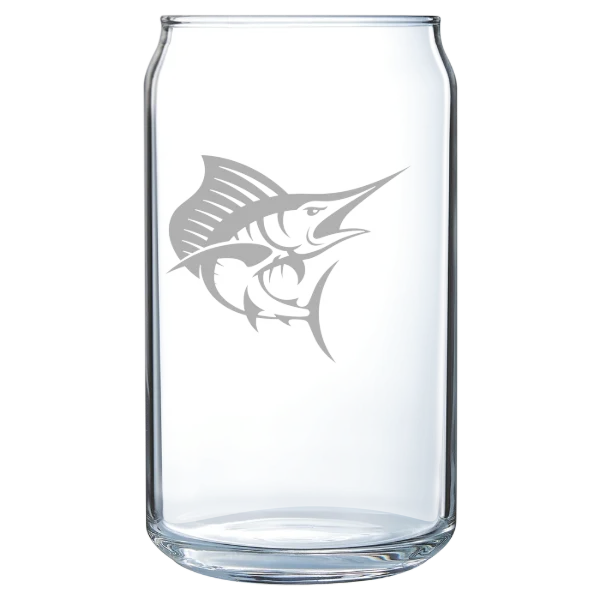Palm Beach Atlantic University Polar Camel 16 oz. Can Glass