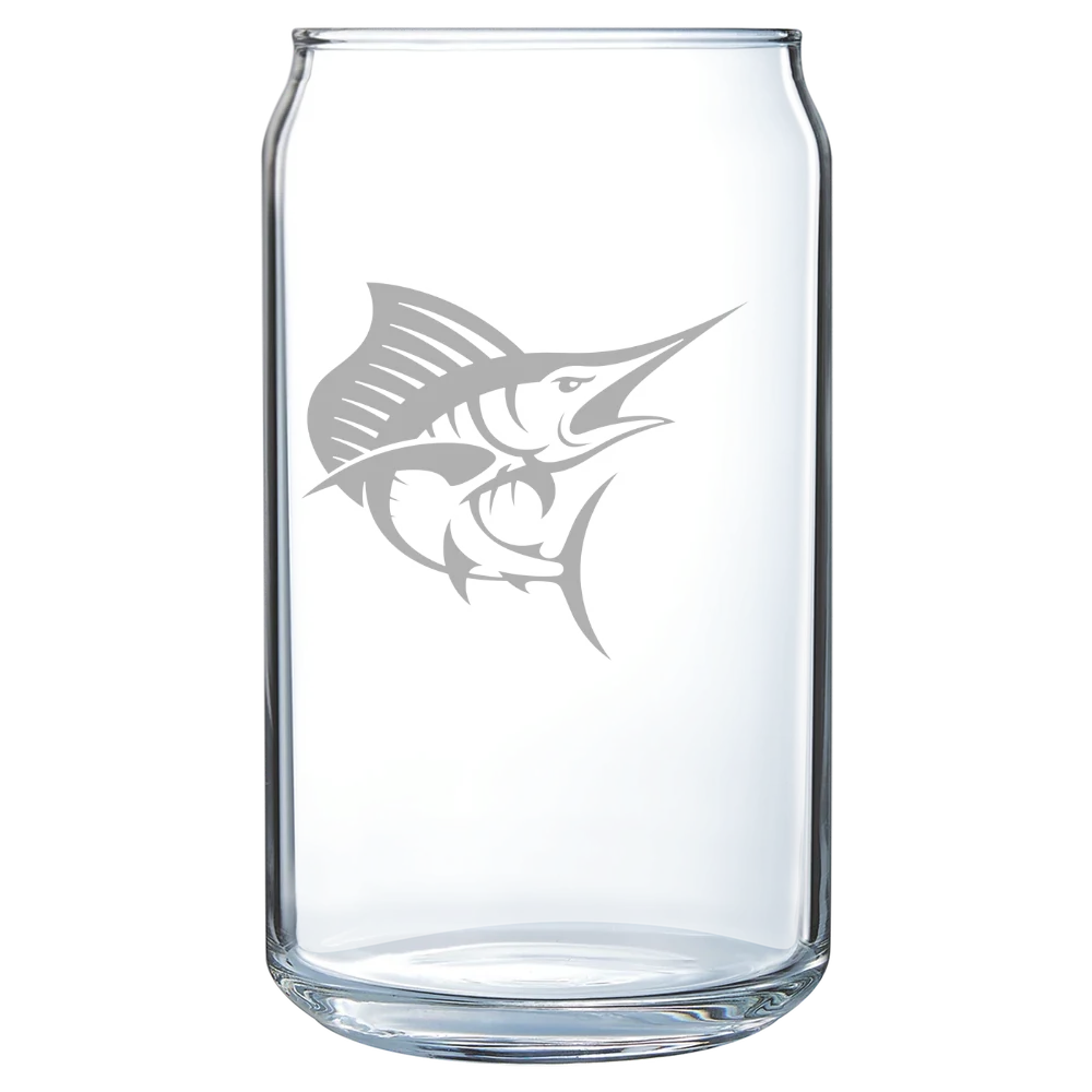 Palm Beach Atlantic University Polar Camel 16 oz. Can Glass
