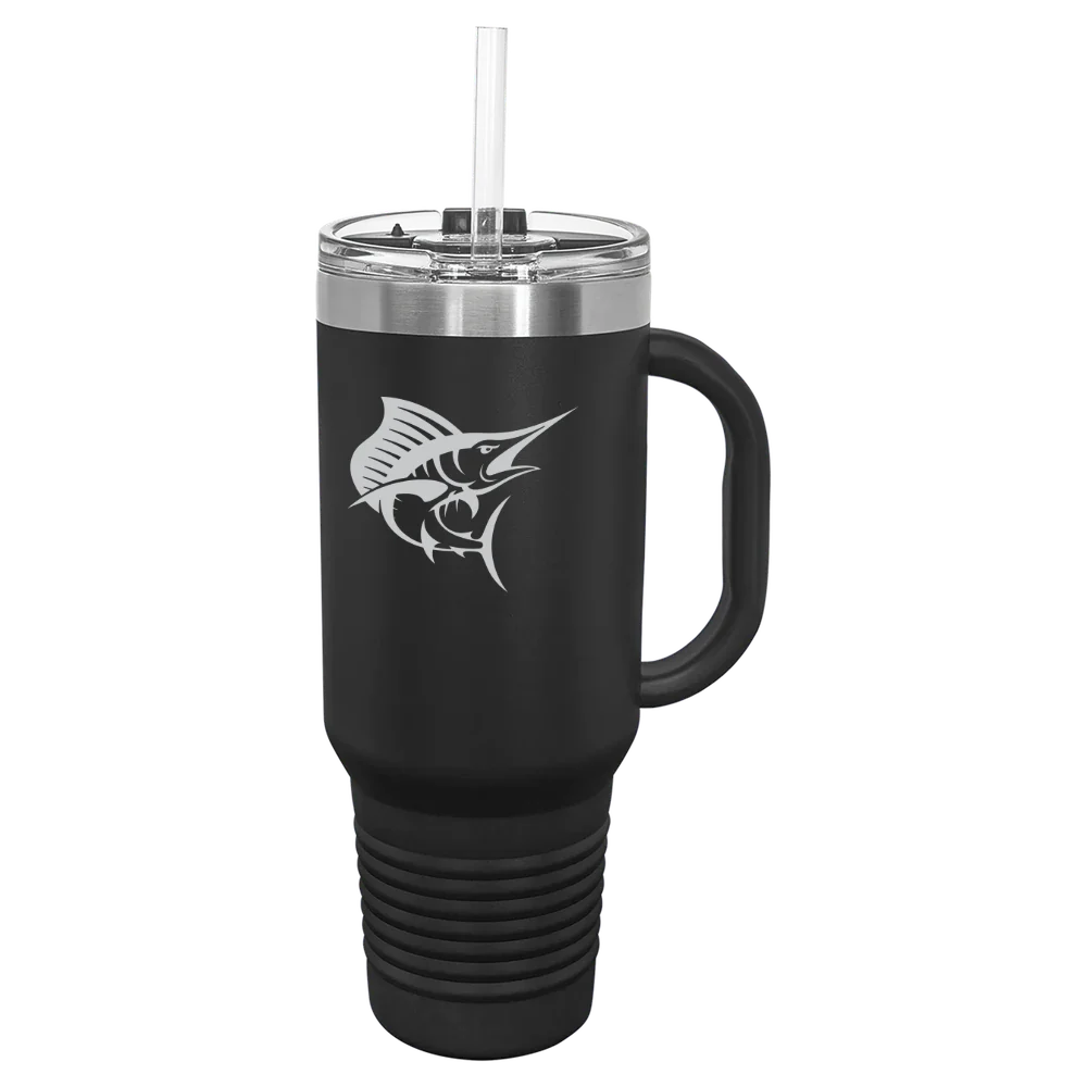 Palm Beach Atlantic University Polar Camel 40 oz. Travel Mug with Snap Lid & Straw