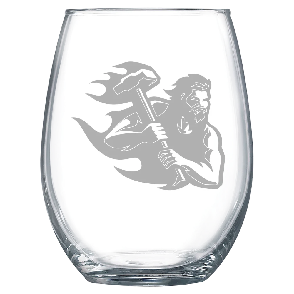 Pennsylvania Western University, California Polar Camel 15 oz. Stemless Wine Glass