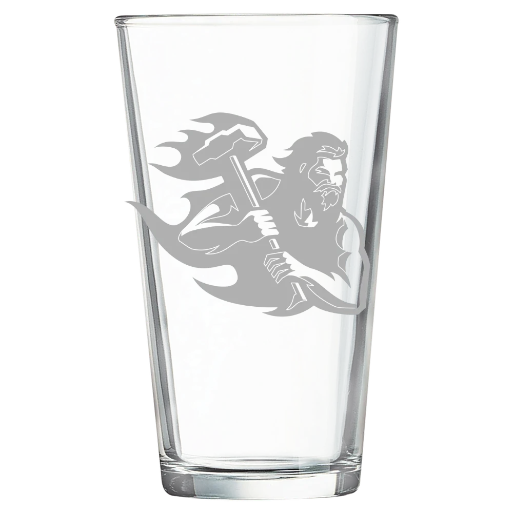 Pennsylvania Western University, California Polar Camel 16 oz. Pint Mixing Glass