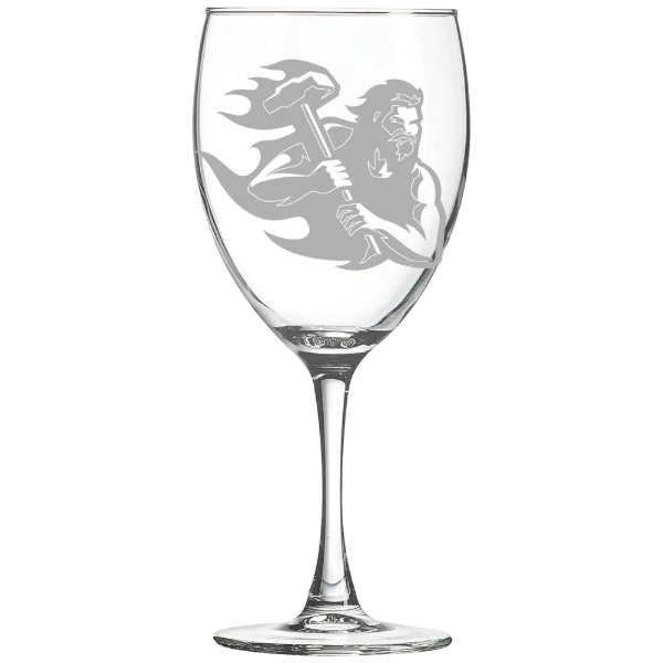 Pennsylvania Western University, California Polar Camel 10 1/2 oz. Wine Glass