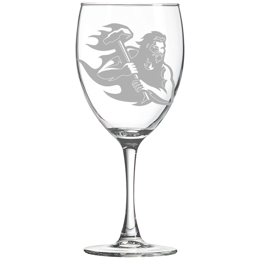 Pennsylvania Western University, California Polar Camel 10 1/2 oz. Wine Glass