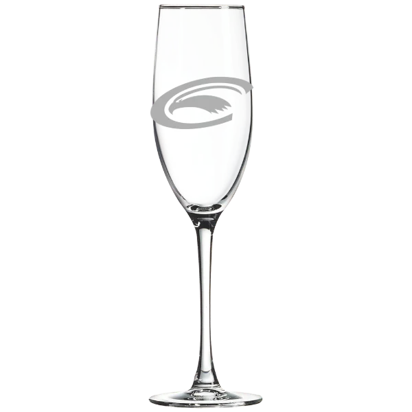 Pennsylvania Western University, Clarion Polar Camel 8 oz. Champagne Flute
