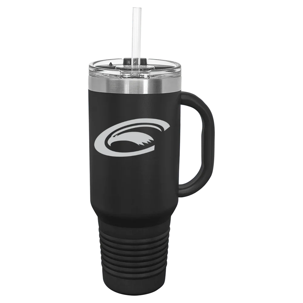 Pennsylvania Western University, Clarion Polar Camel 40 oz. Travel Mug with Snap Lid & Straw
