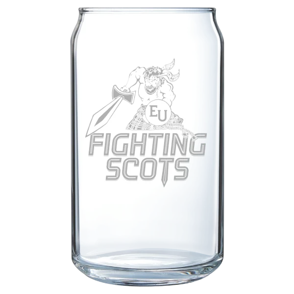 Pennsylvania Western University, Edinboro Polar Camel 16 oz. Can Glass