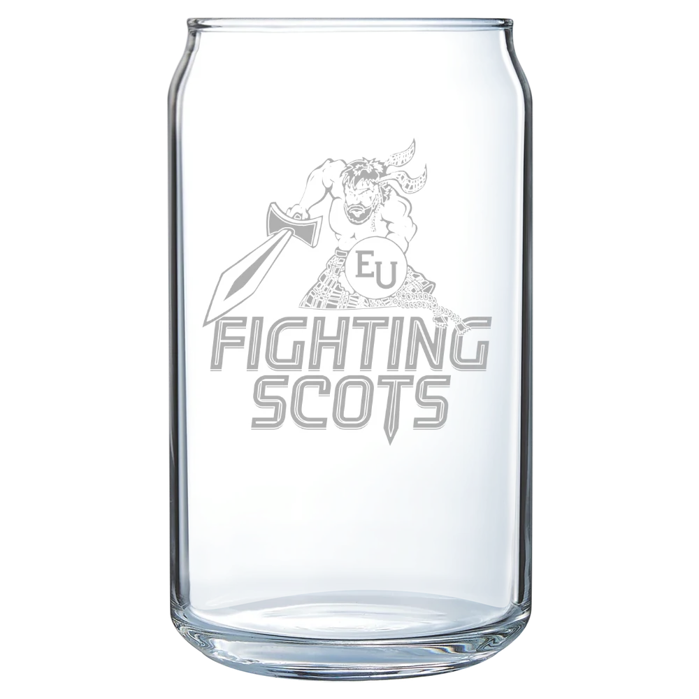 Pennsylvania Western University, Edinboro Polar Camel 16 oz. Can Glass