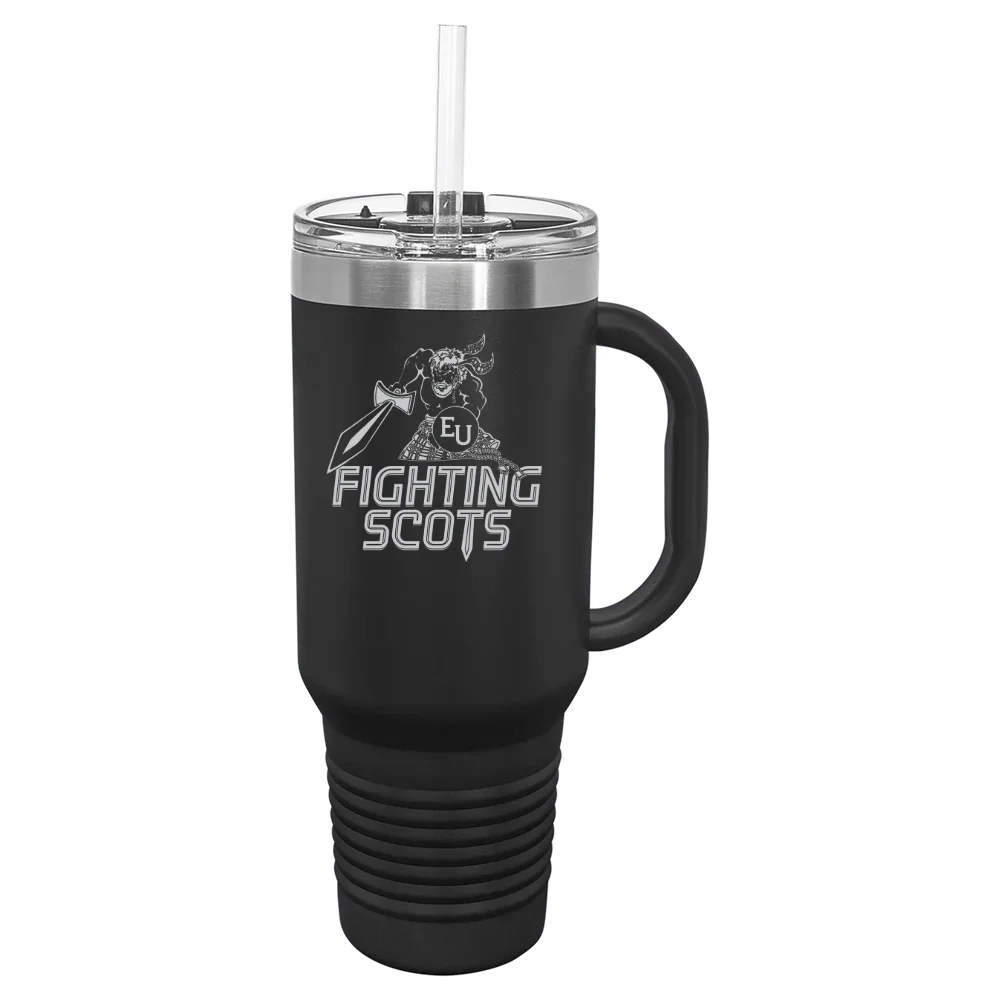 Pennsylvania Western University, Edinboro Polar Camel 40 oz. Travel Mug with Snap Lid & Straw