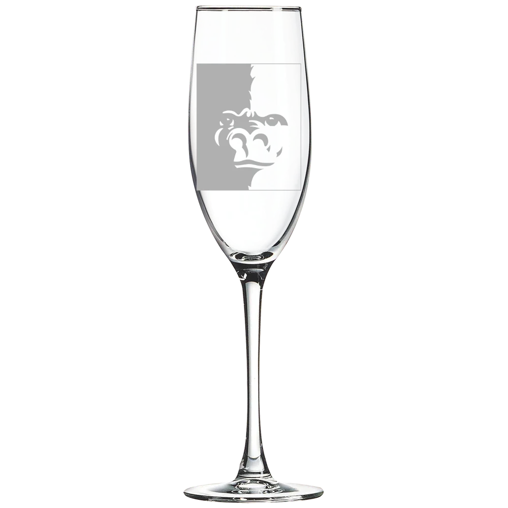 Pittsburg State University Polar Camel 8 oz. Champagne Flute