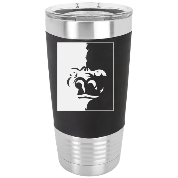 Pittsburg State University Polar Camel 20 oz. Silicone Grip Tumbler with Standard Lid