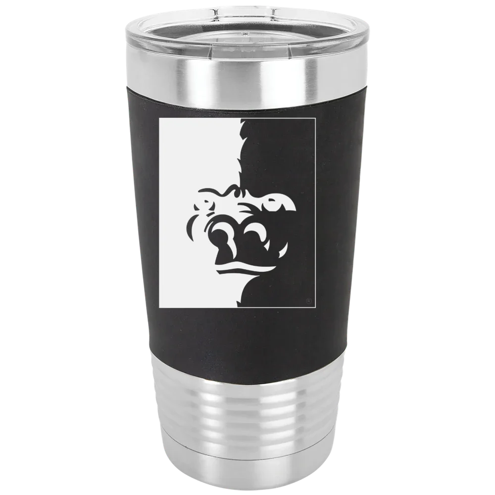 Pittsburg State University Polar Camel 20 oz. Silicone Grip Tumbler with Standard Lid