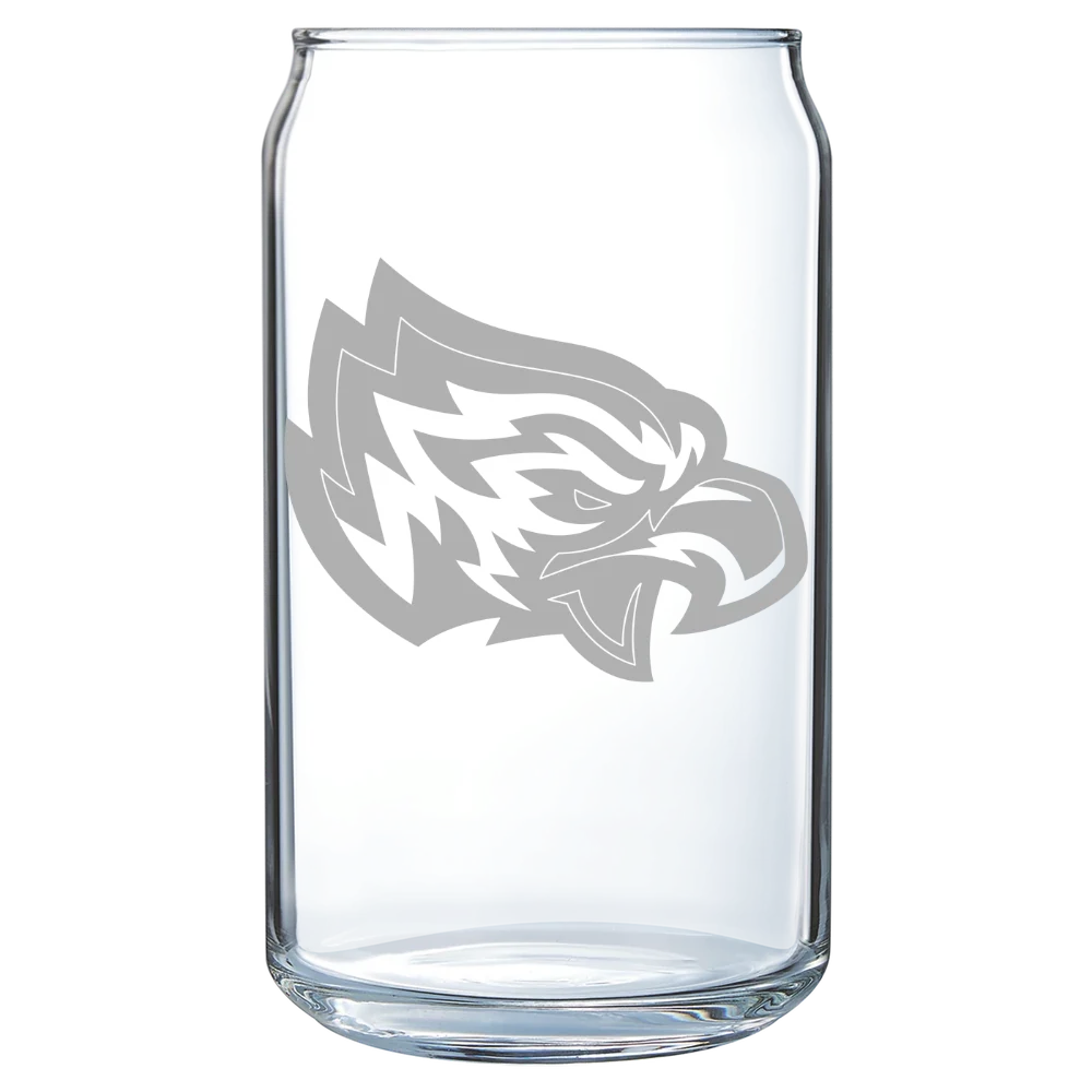 Post University Polar Camel 16 oz. Can Glass