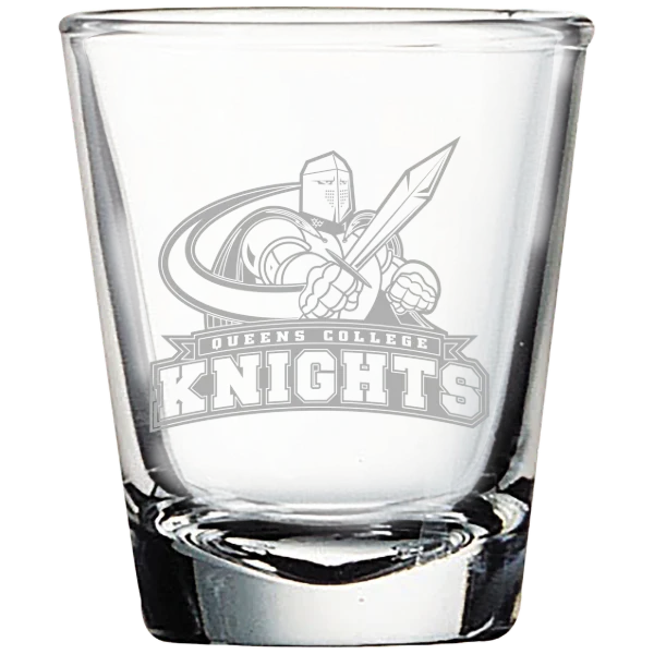 Queens College (New York) Polar Camel 1.7 oz. Shot Glass