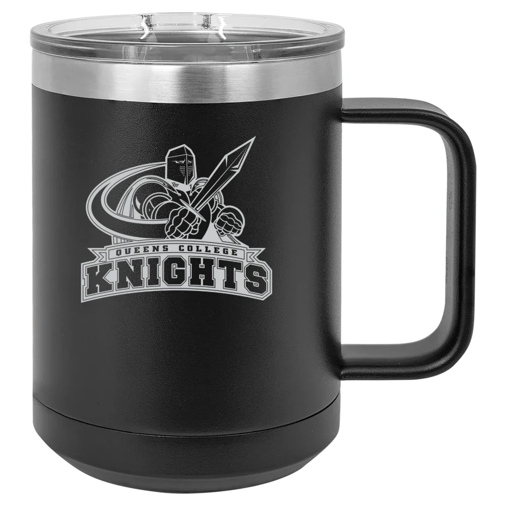 Queens College (New York) Polar Camel 15 oz. Mug with Slider Lid