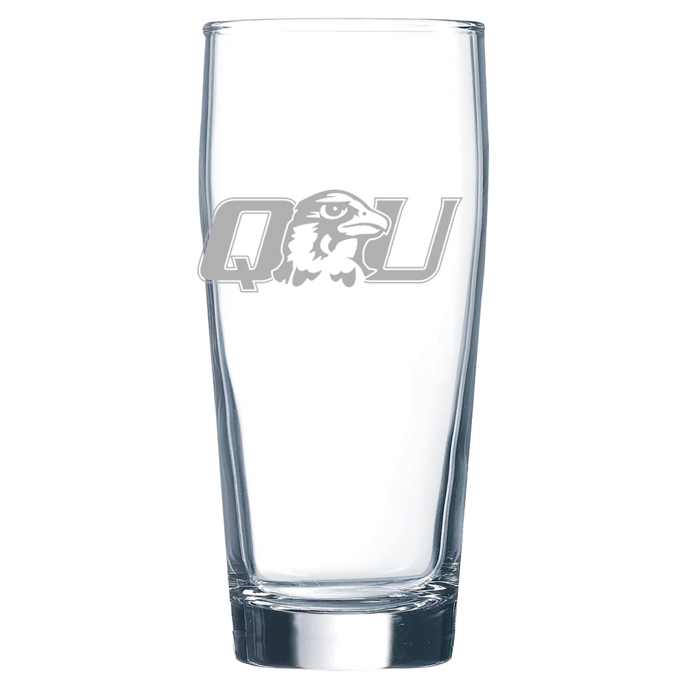 Quincy University Polar Camel 16 oz. Willi Becher Beer Glass