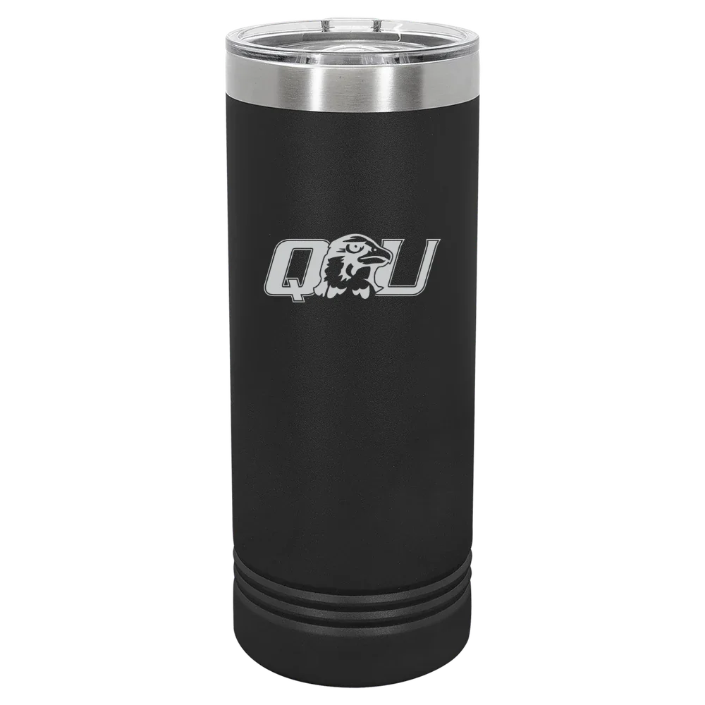 Quincy University Polar Camel 22 oz. Skinny Tumbler with Slider Lid
