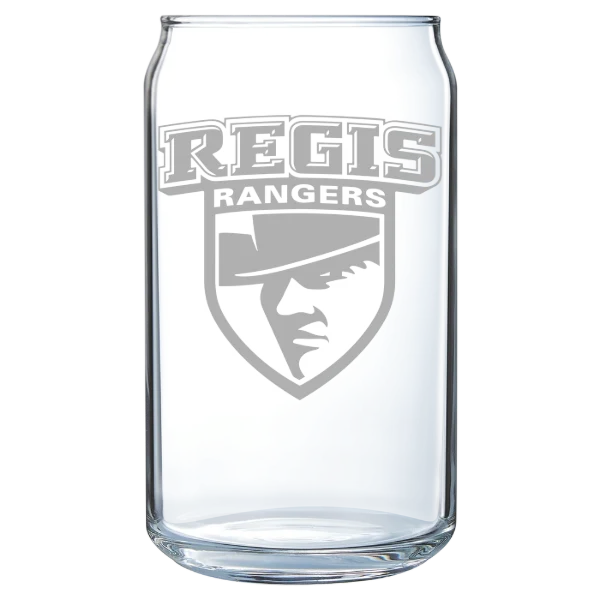 Regis University (Colorado) Polar Camel 16 oz. Can Glass
