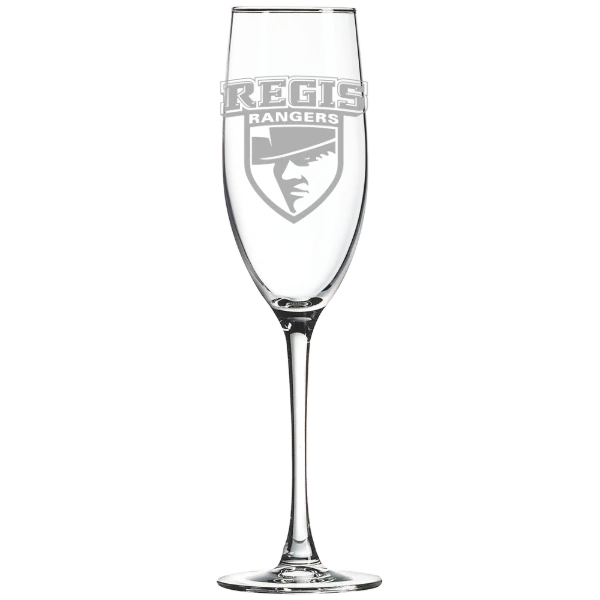 Regis University (Colorado) Polar Camel 8 oz. Champagne Flute