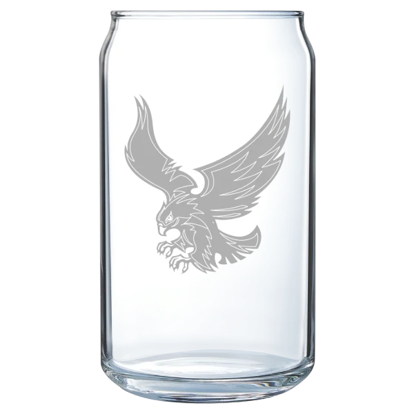 Roberts Wesleyan University Polar Camel 16 oz. Can Glass