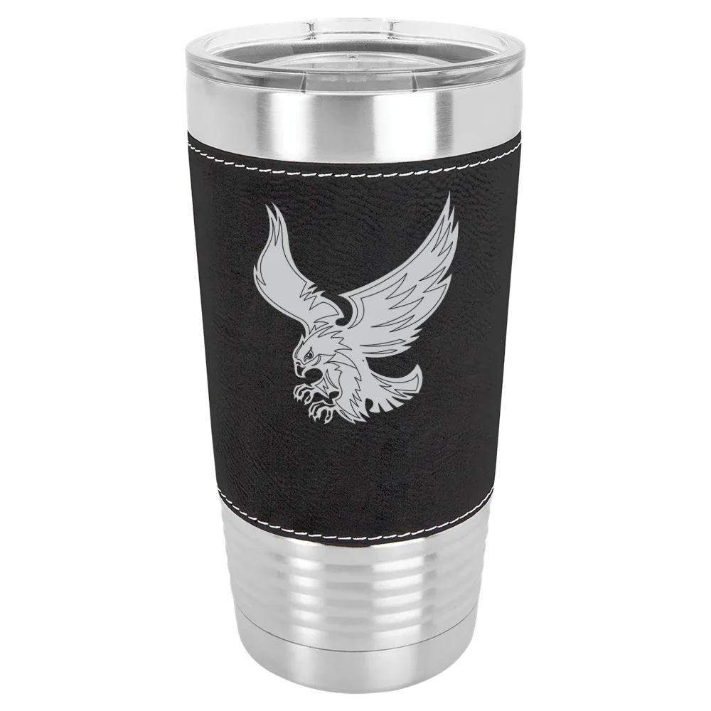 Roberts Wesleyan University Polar Camel 20 oz. Leatherette Grip Tumbler with Standard Lid