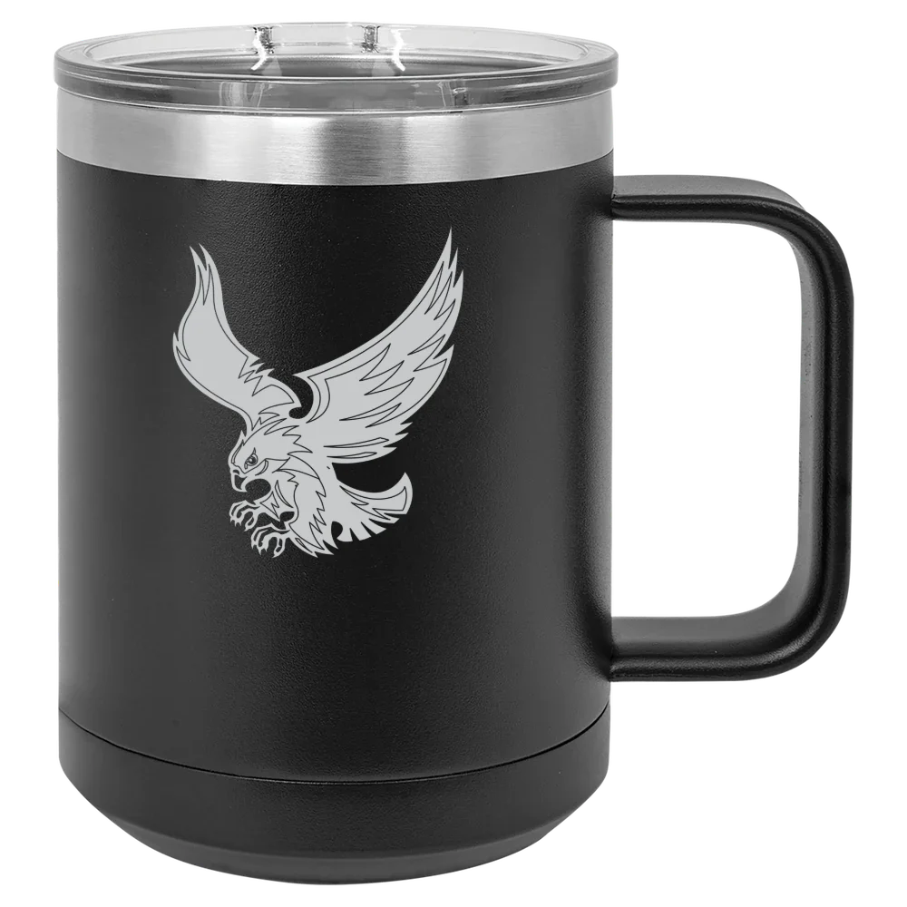 Roberts Wesleyan University Polar Camel 15 oz. Mug with Slider Lid