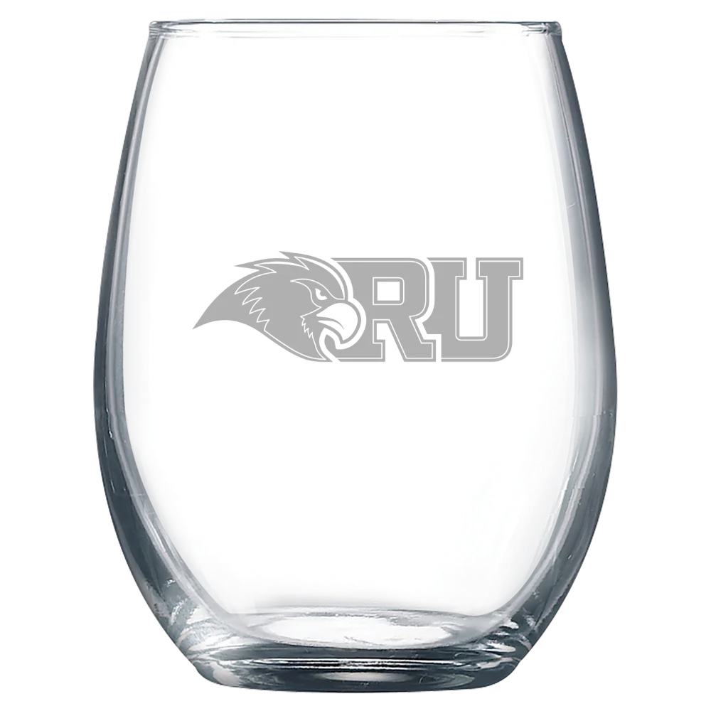 Rockhurst University Polar Camel 9 oz. Stemless Wine Glass