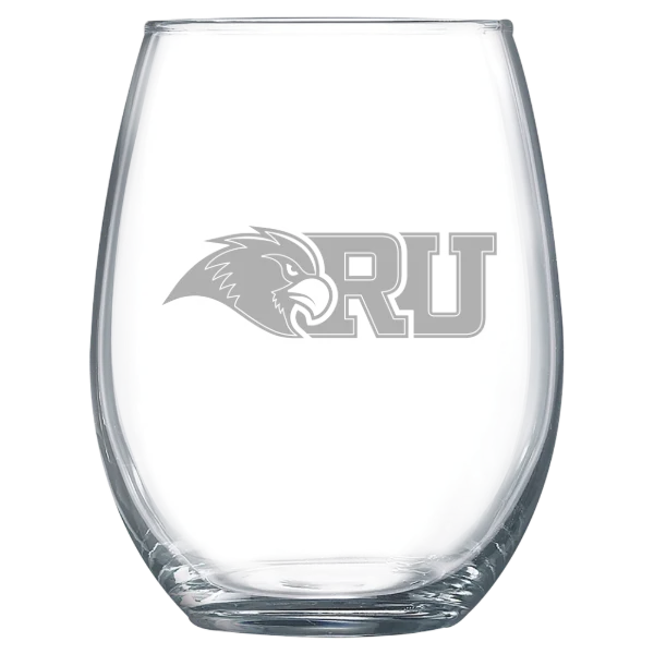 Rockhurst University Polar Camel 15 oz. Stemless Wine Glass